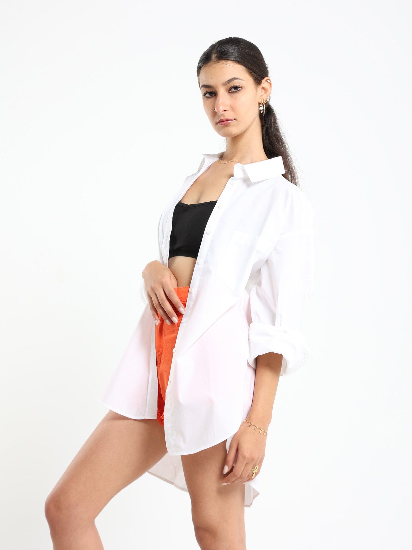 Shirt - Hi-Low - Oversized - Outlet