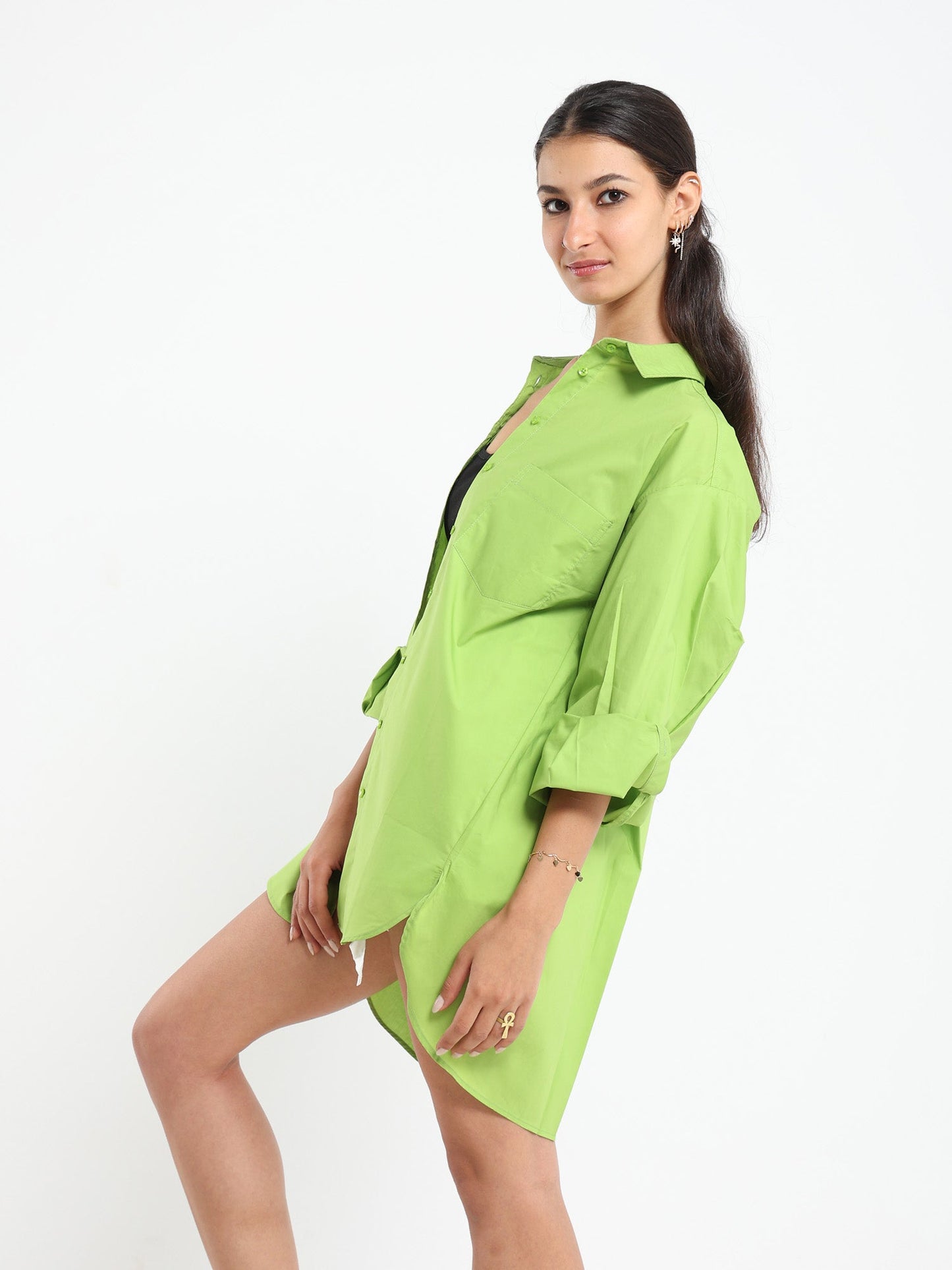 Shirt - Hi-Low - Oversized - Outlet