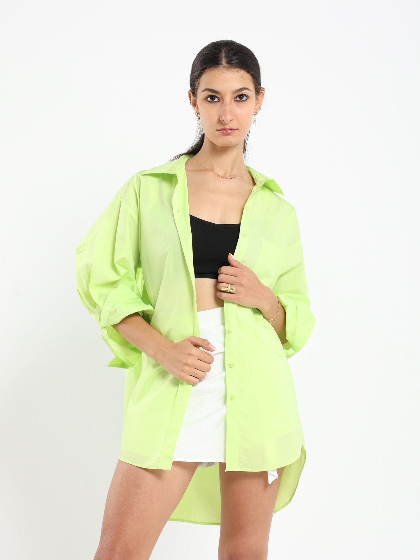 Shirt - Hi-Low - Oversized - Outlet