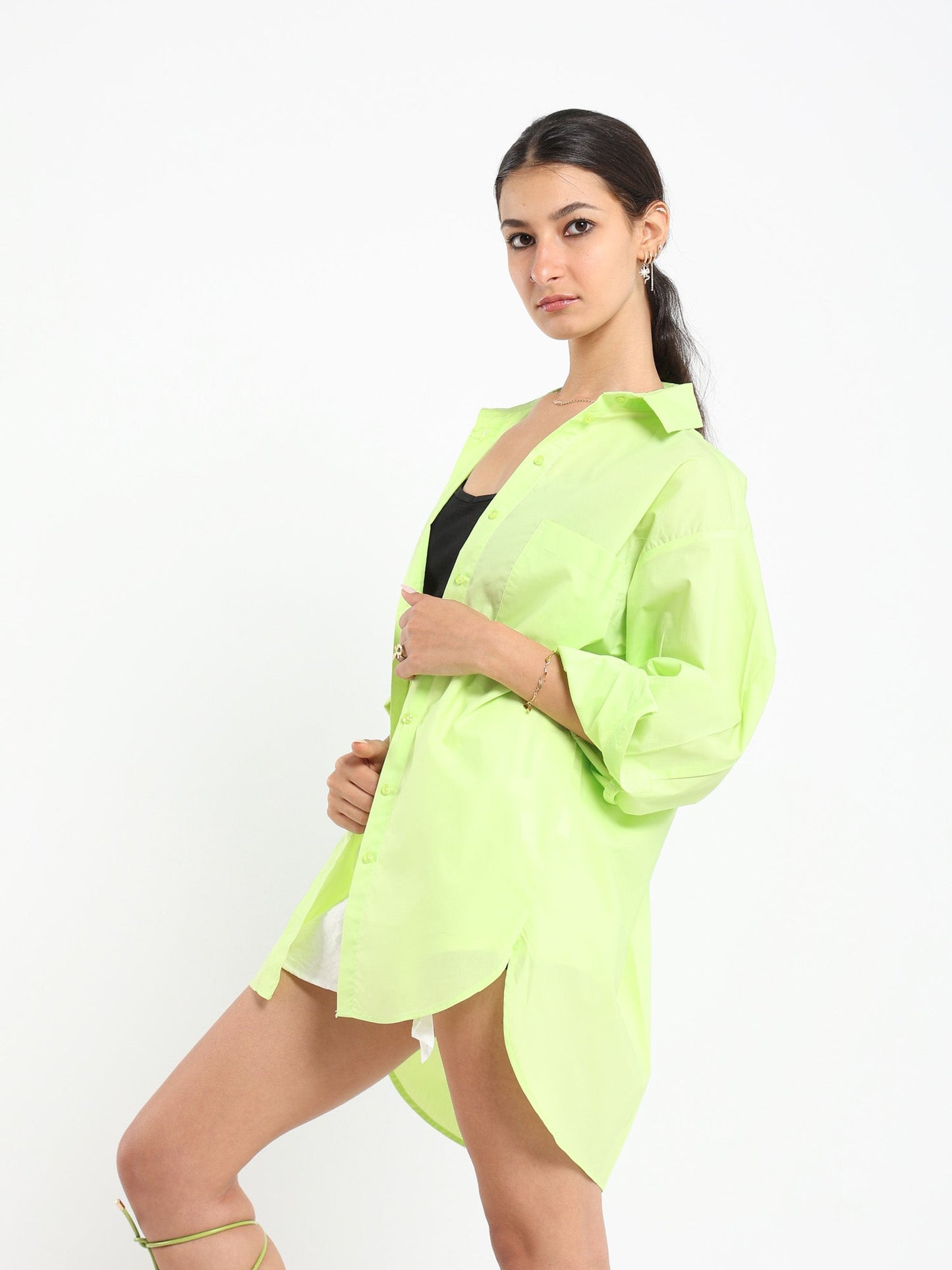 Shirt - Hi-Low - Oversized - Outlet