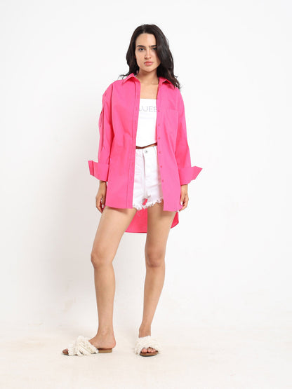 Shirt - Hi-Low - Oversized - Outlet