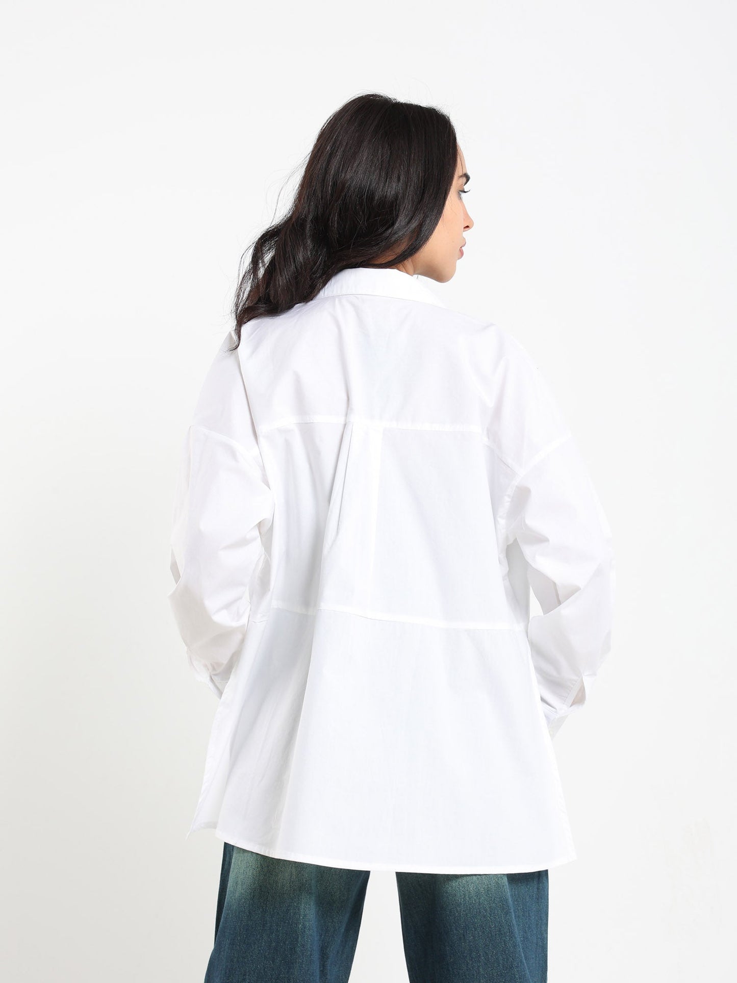 Shirts & Blouses High Low Oversized Shirt