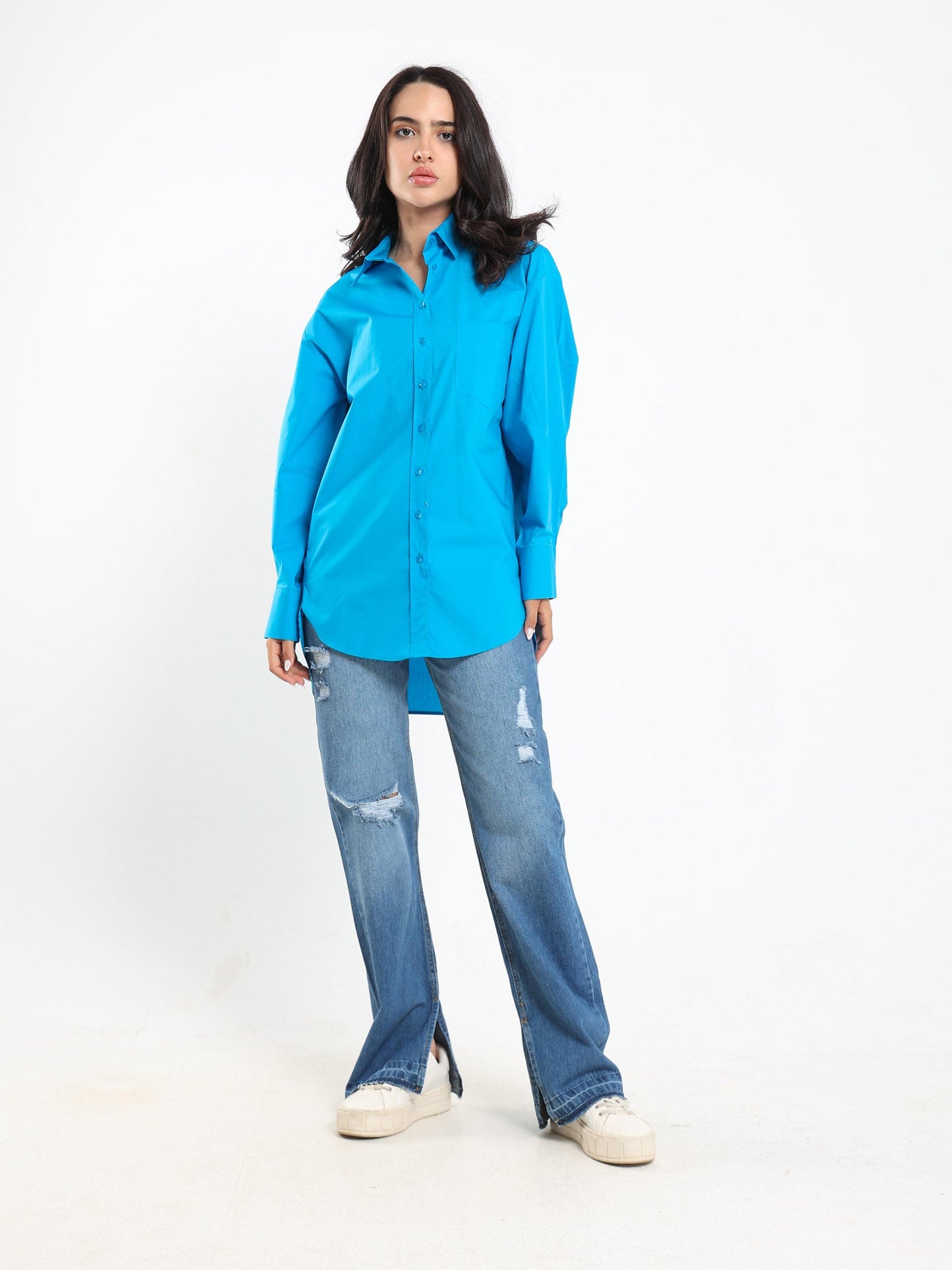 Shirt - Hi-Low - Oversized - Outlet