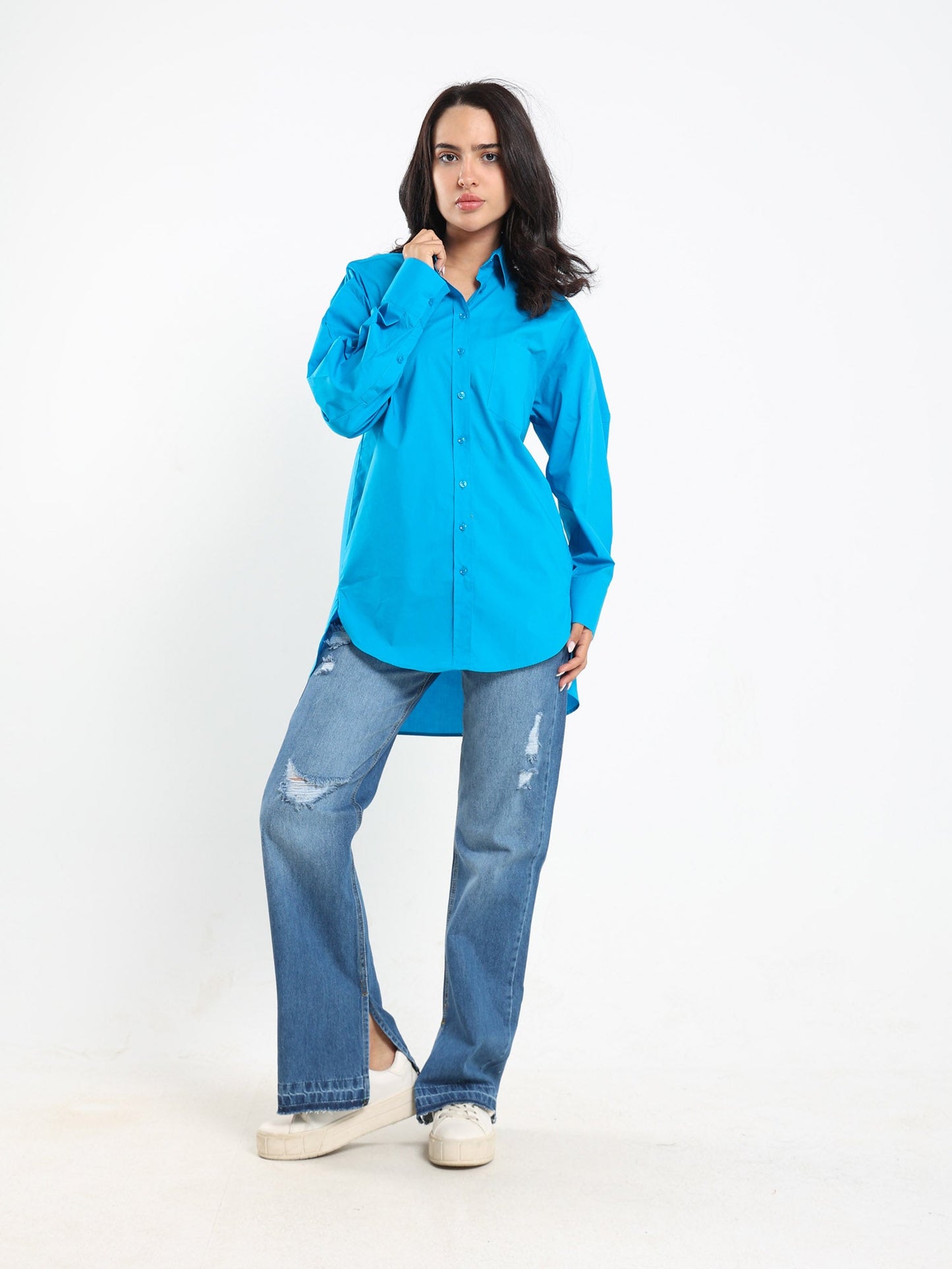 Shirt - Hi-Low - Oversized - Outlet