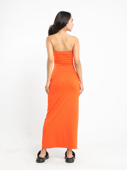 Fitted Off-Shoulder Dress - Outlet