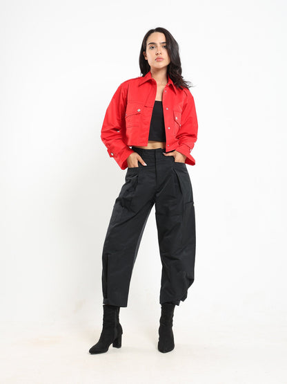 Cropped Utility Jacket