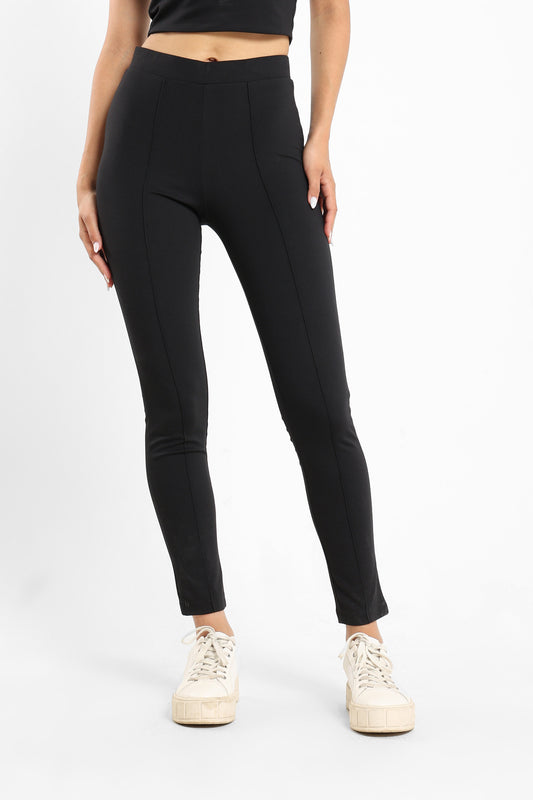Basic Pants Leggings Solid - Outlet