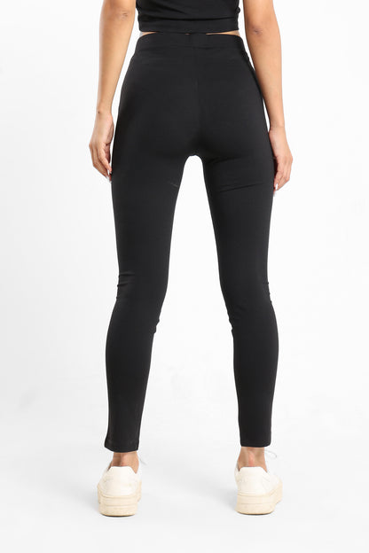 Basic Pants Leggings Solid - Outlet