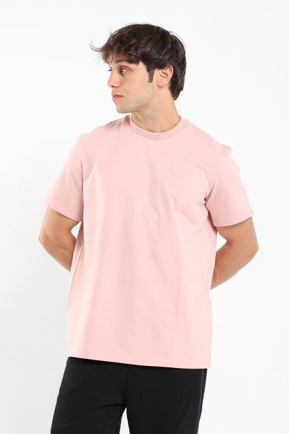 T-Shirt Relaxed R-Neck Melton Longer Sleeves - Outlet