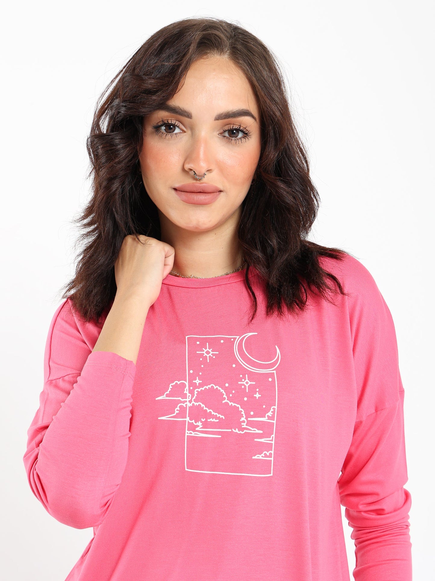 Tops & Tees Moon Stars & Clouds