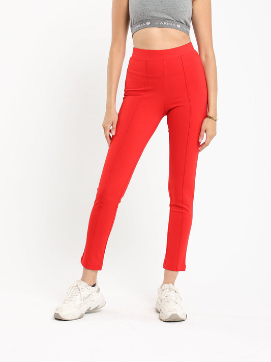 Basic Pants Leggings Solid