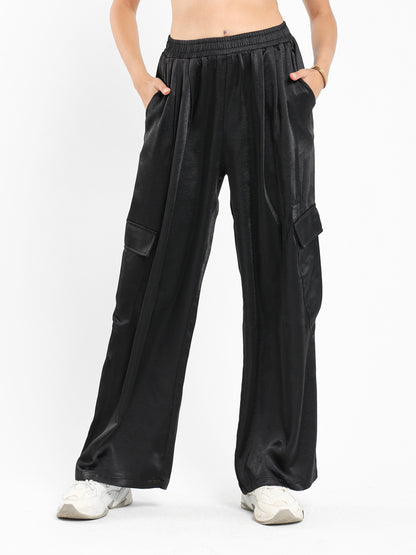 Loose Cargo Pants with Side Pockets - Outlet