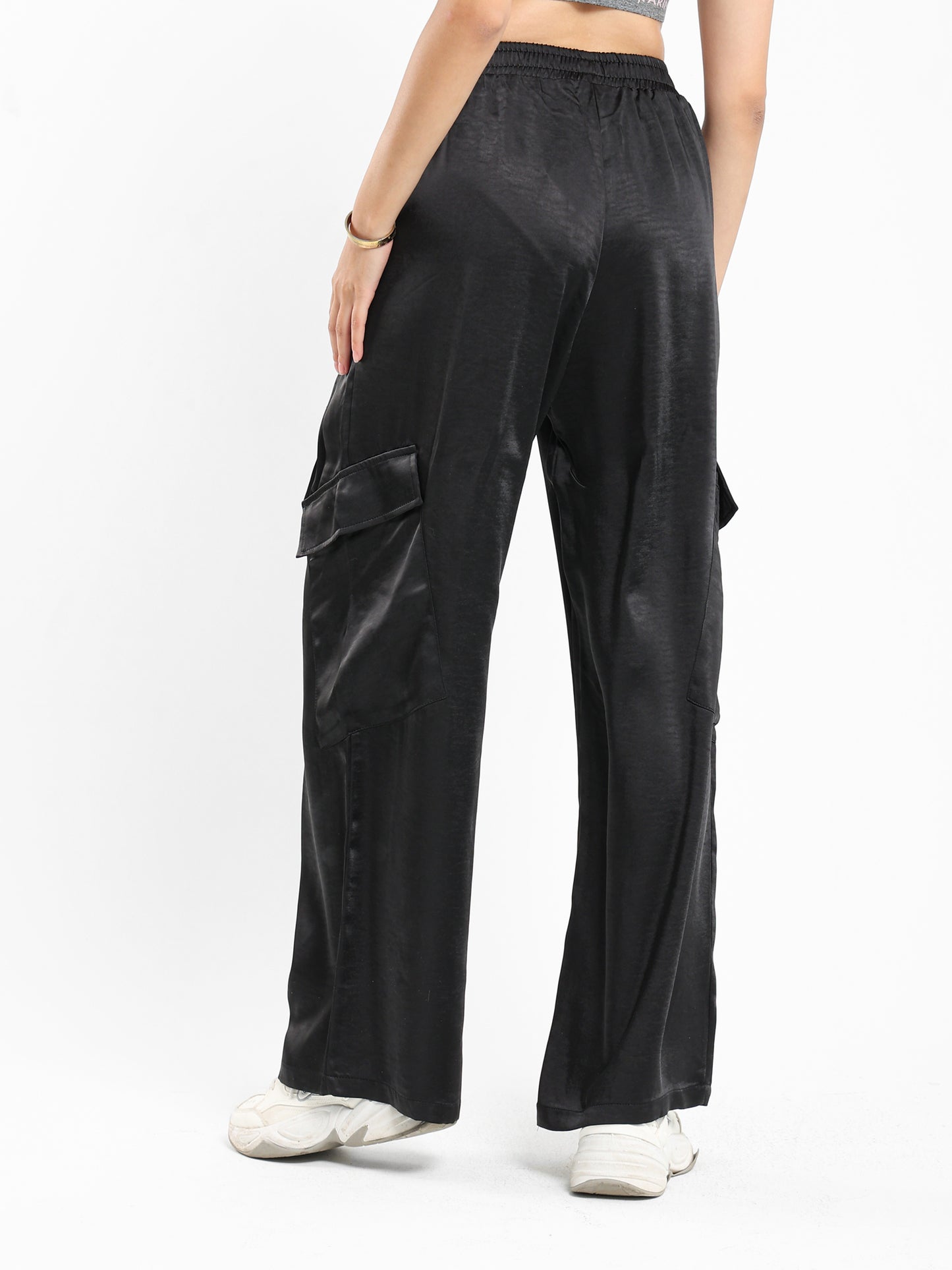 Loose Cargo Pants with Side Pockets - Outlet