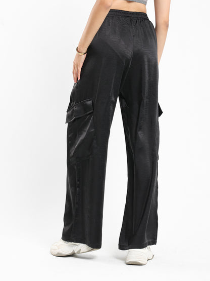 Loose Cargo Pants with Side Pockets - Outlet