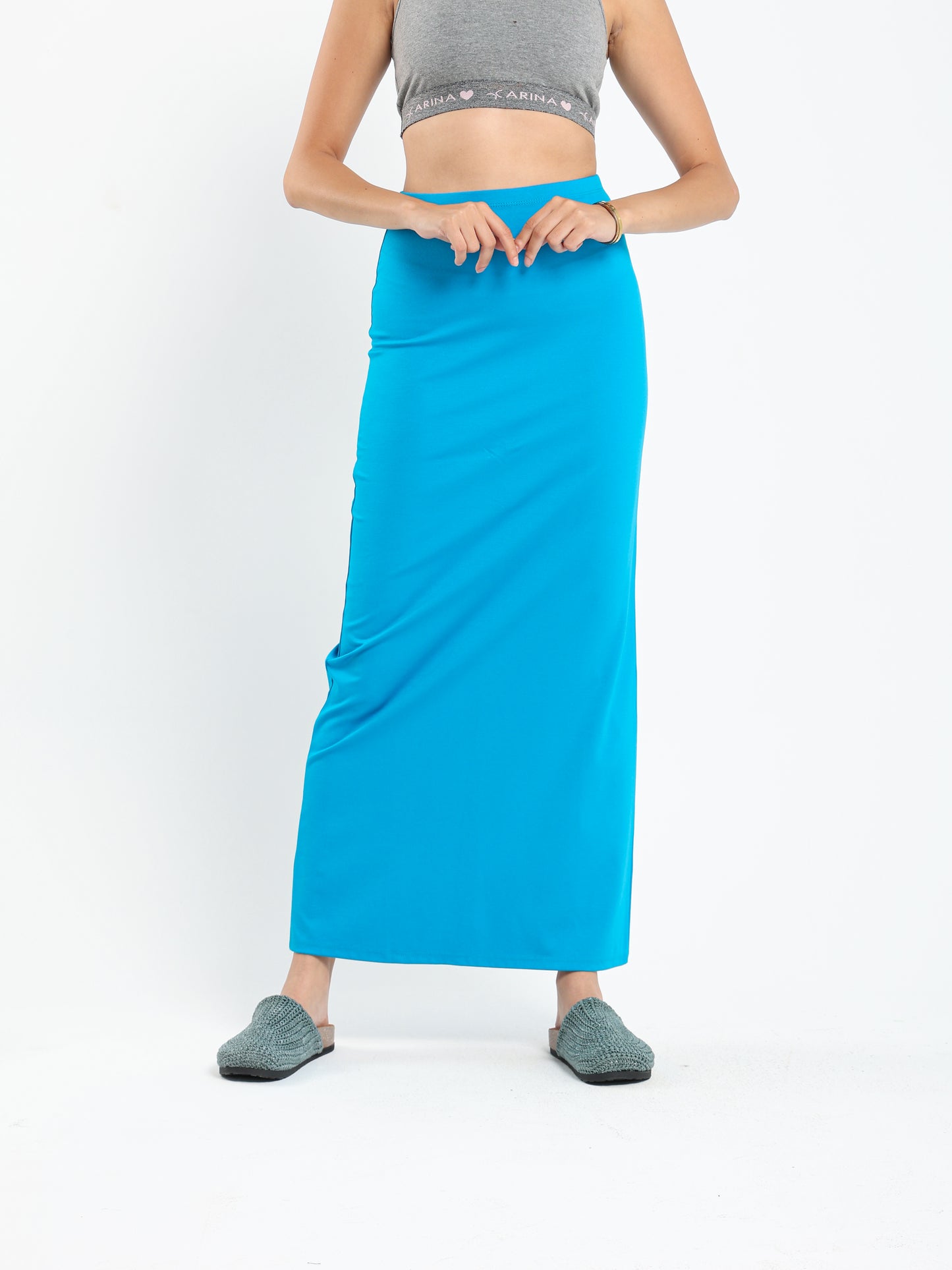 Maxi Skirt with Slit Back - Outlet