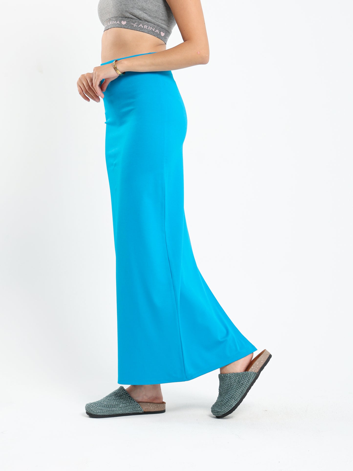 Maxi Skirt with Slit Back - Outlet