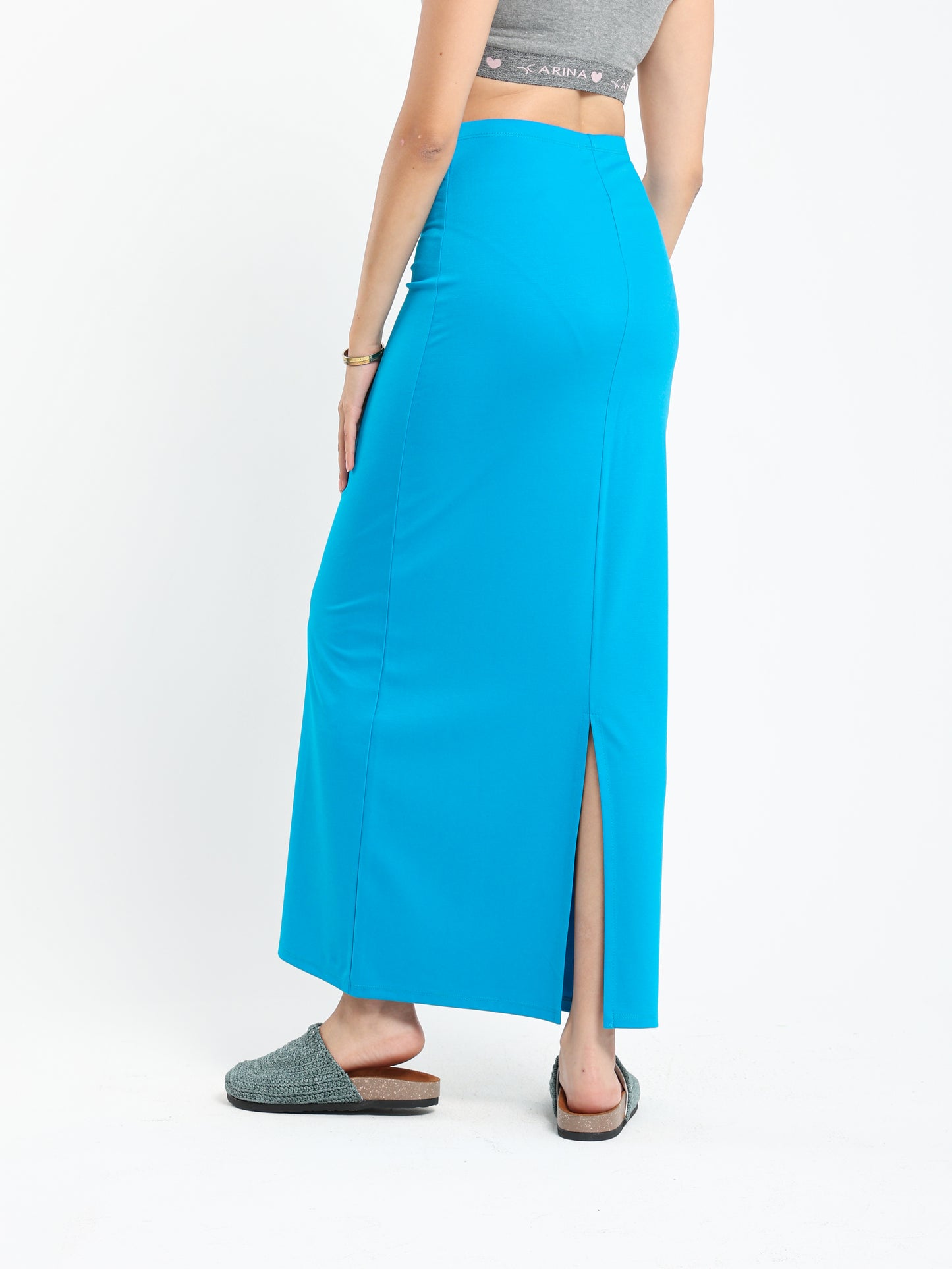 Maxi Skirt with Slit Back - Outlet