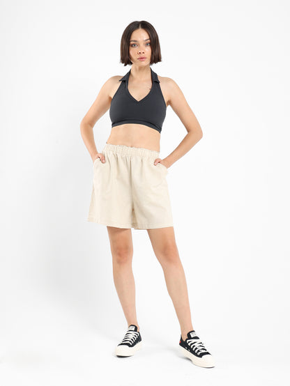 Halter-Neck Cropped Polo - Outlet