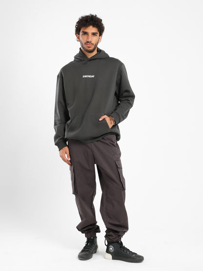 Earthing Print Oversized Hoodie