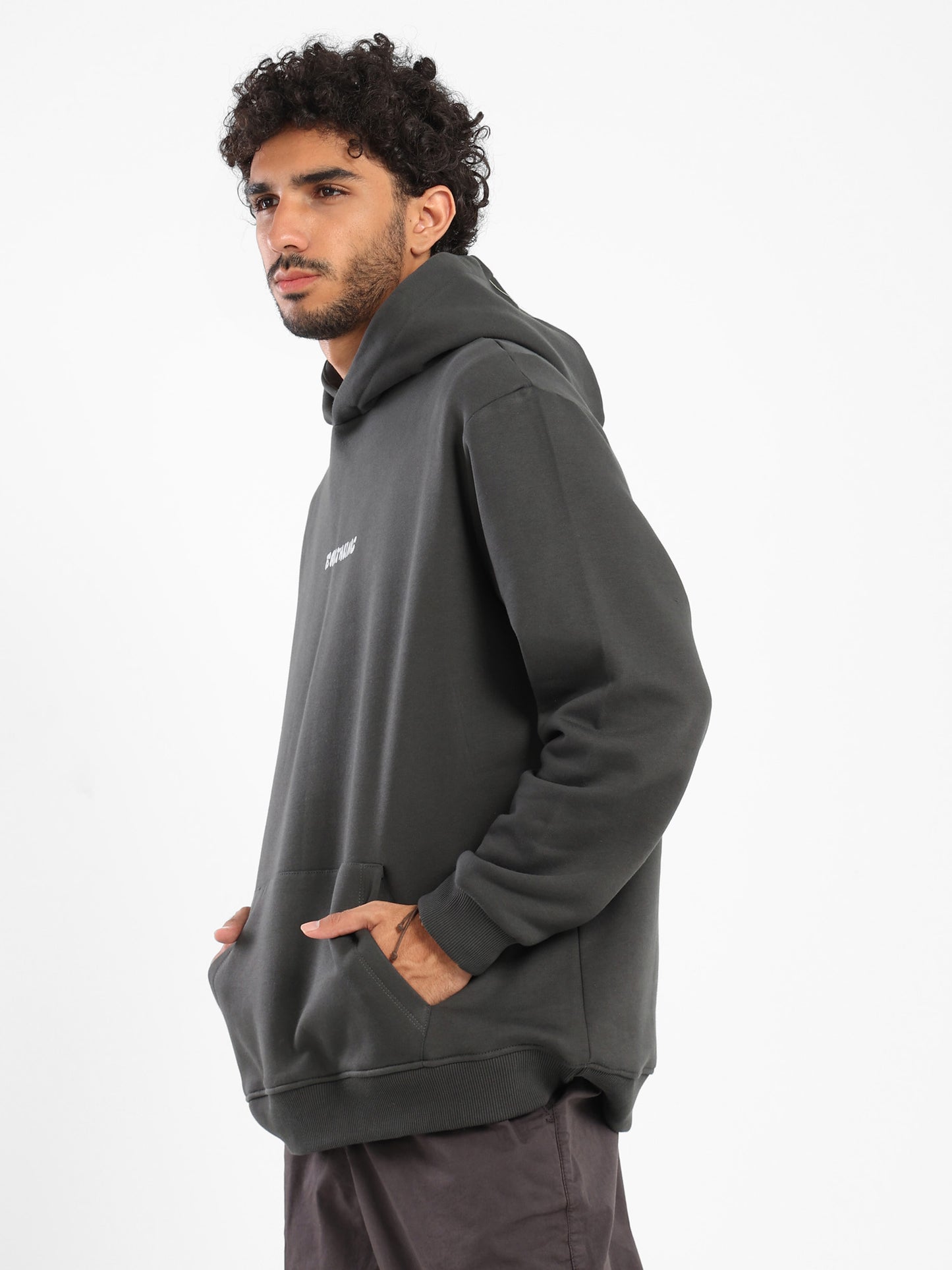 Earthing Print Oversized Hoodie