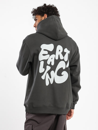 Earthing Print Oversized Hoodie