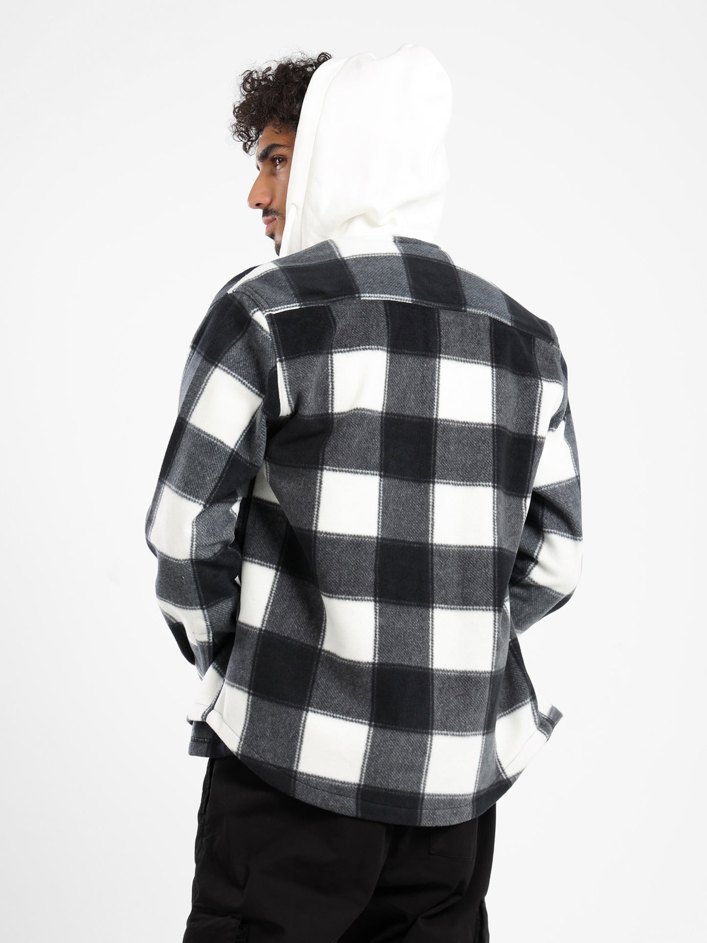 Light Viyella Hooded Shirt