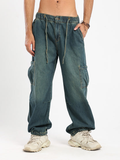 Denim Parachute Jeans - Outlet