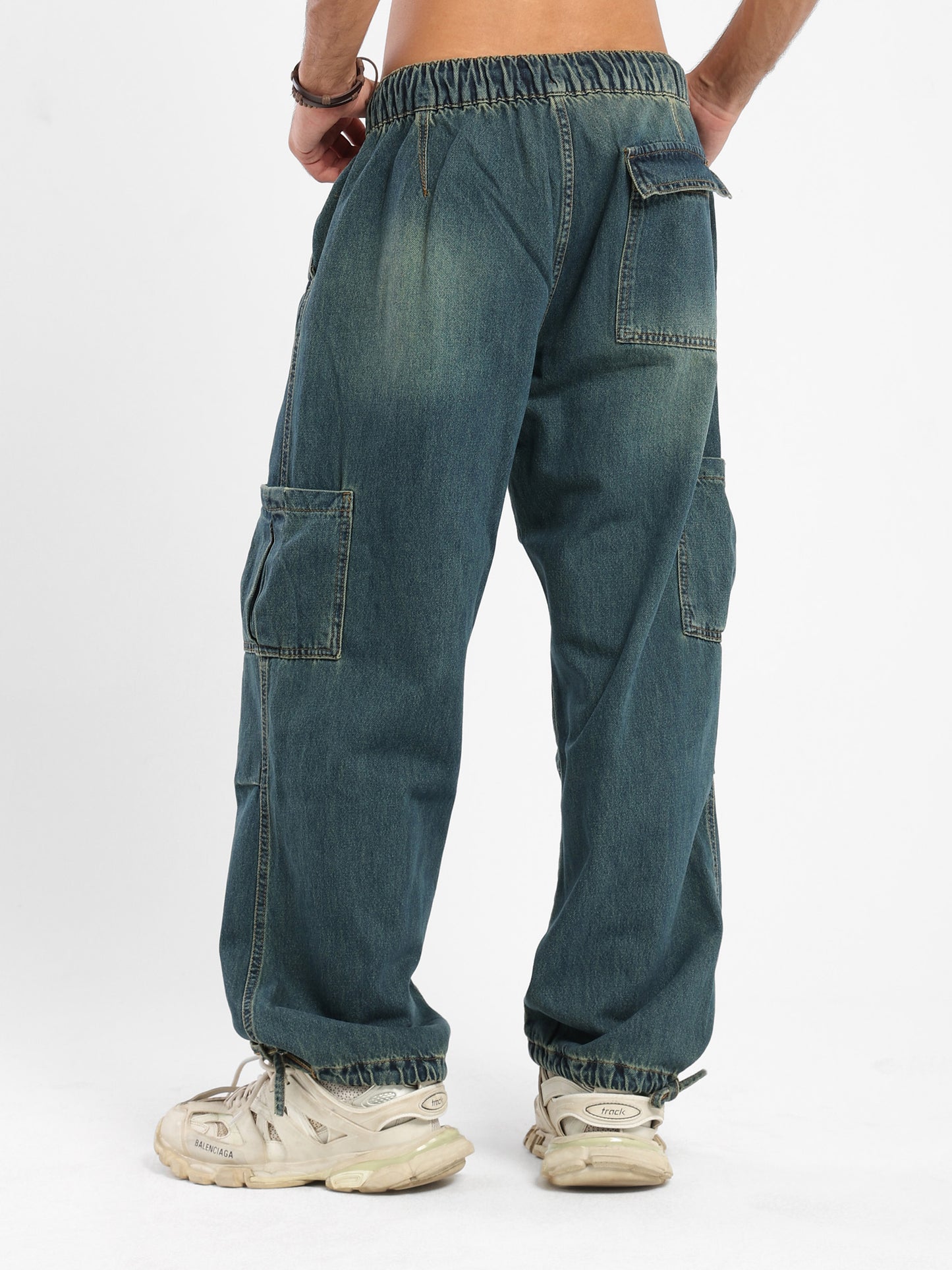 Denim Parachute Jeans - Outlet