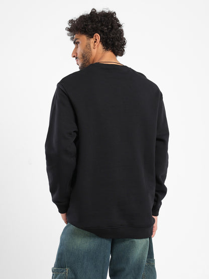 Round Neck Oversized Sweatshirt