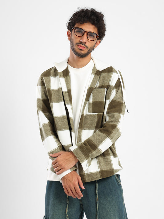Light Viyella Hooded Shirt