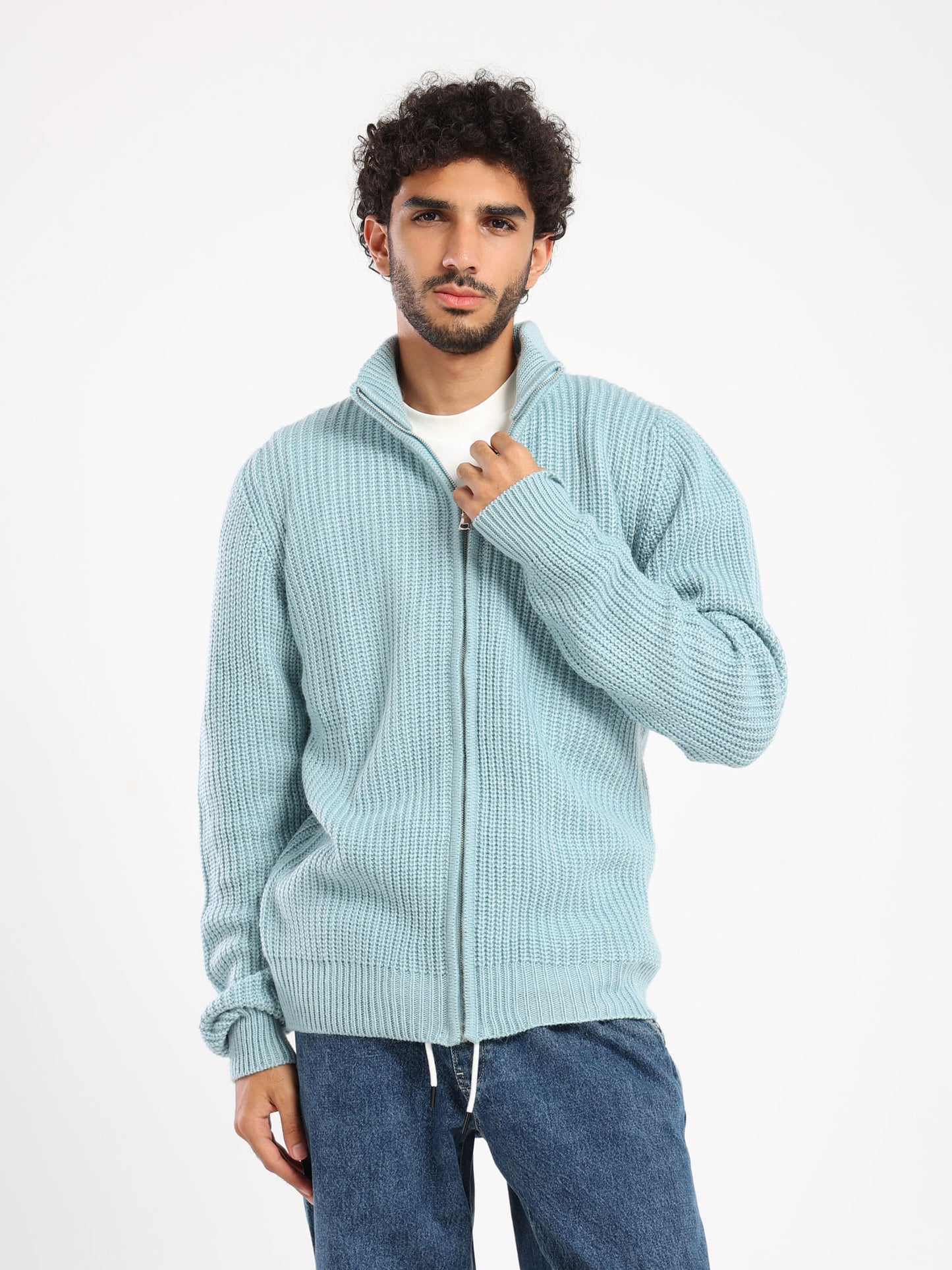 Zip-Up Tricot Jacket