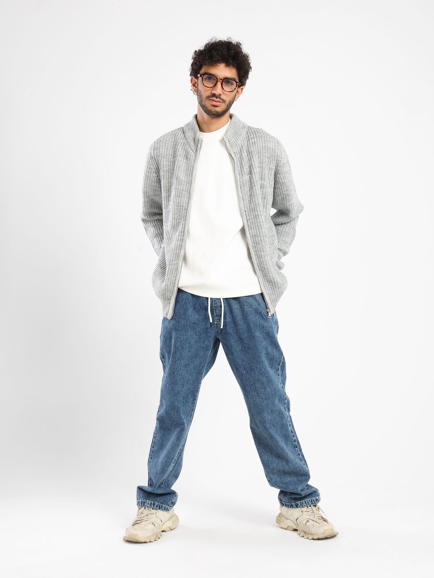 Zip-Up Tricot Jacket