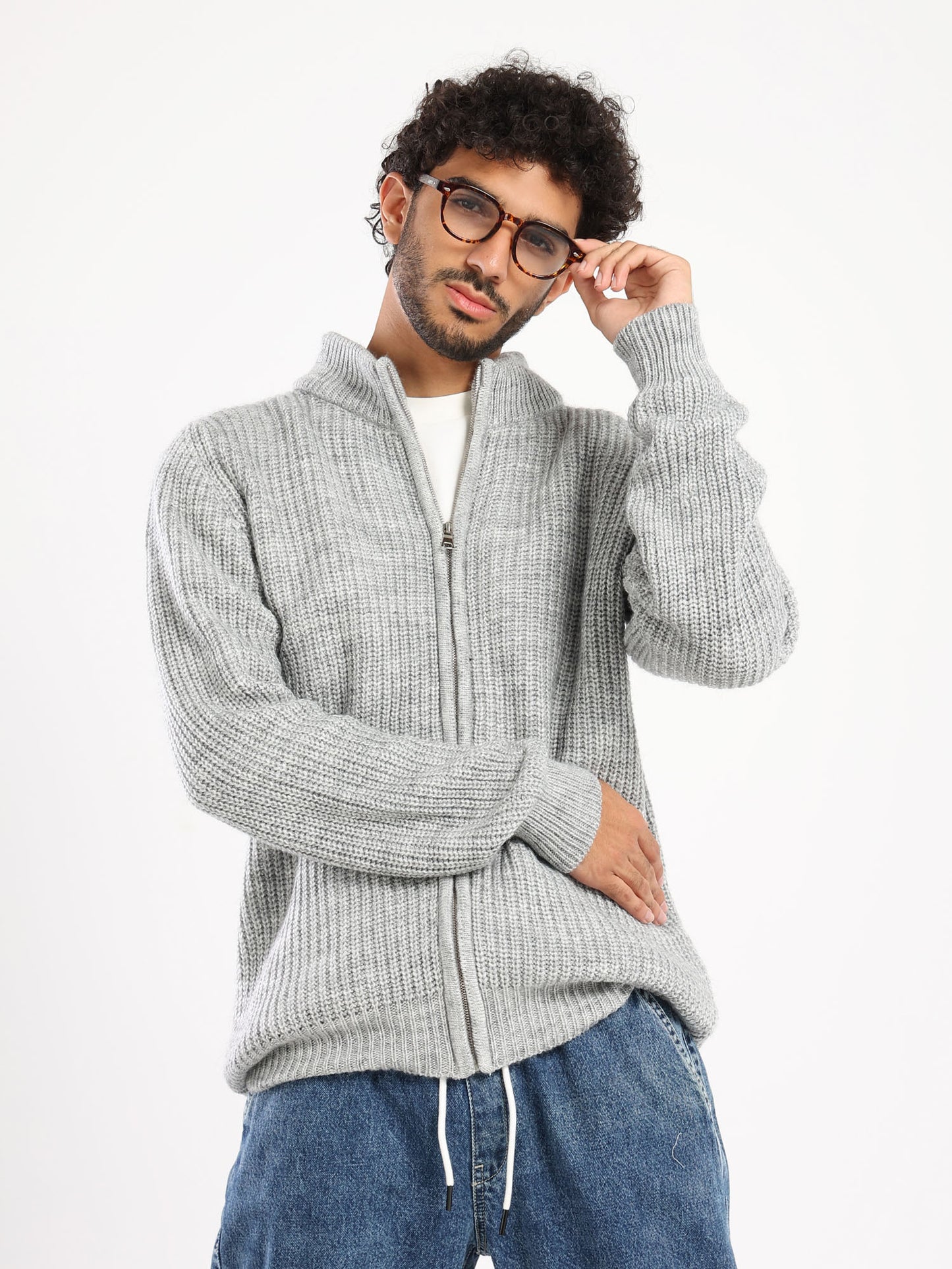 Zip-Up Tricot Jacket