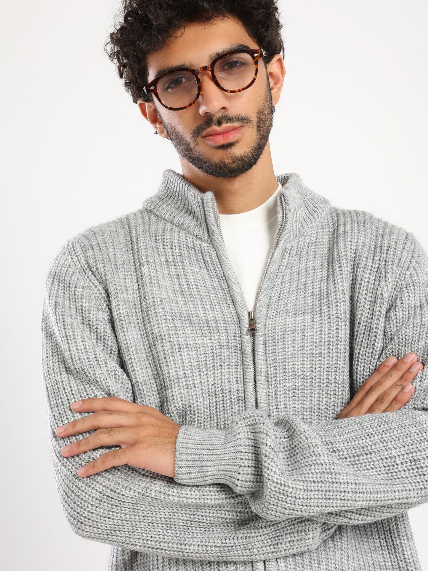 Zip-Up Tricot Jacket