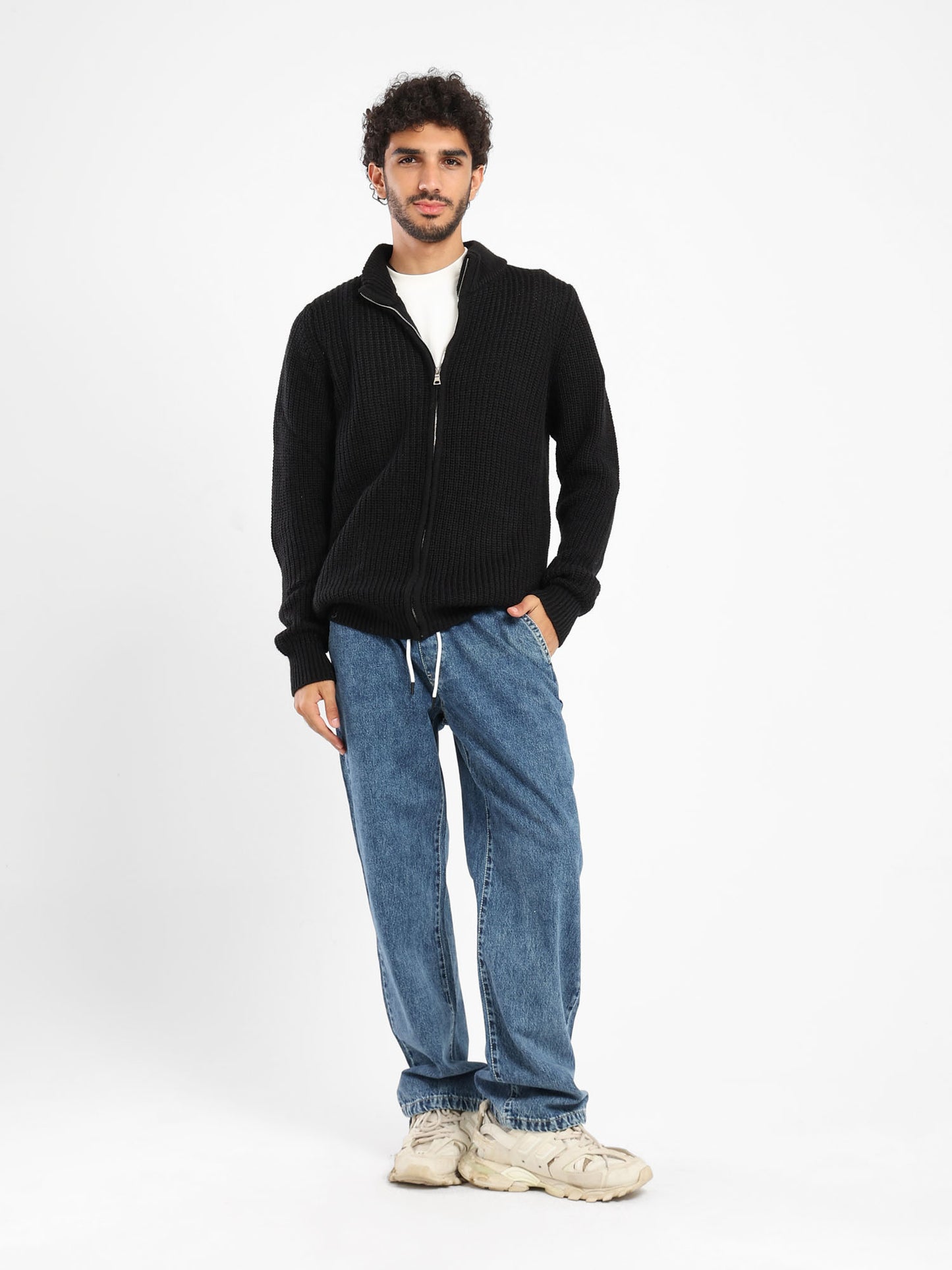 Zip-Up Tricot Jacket