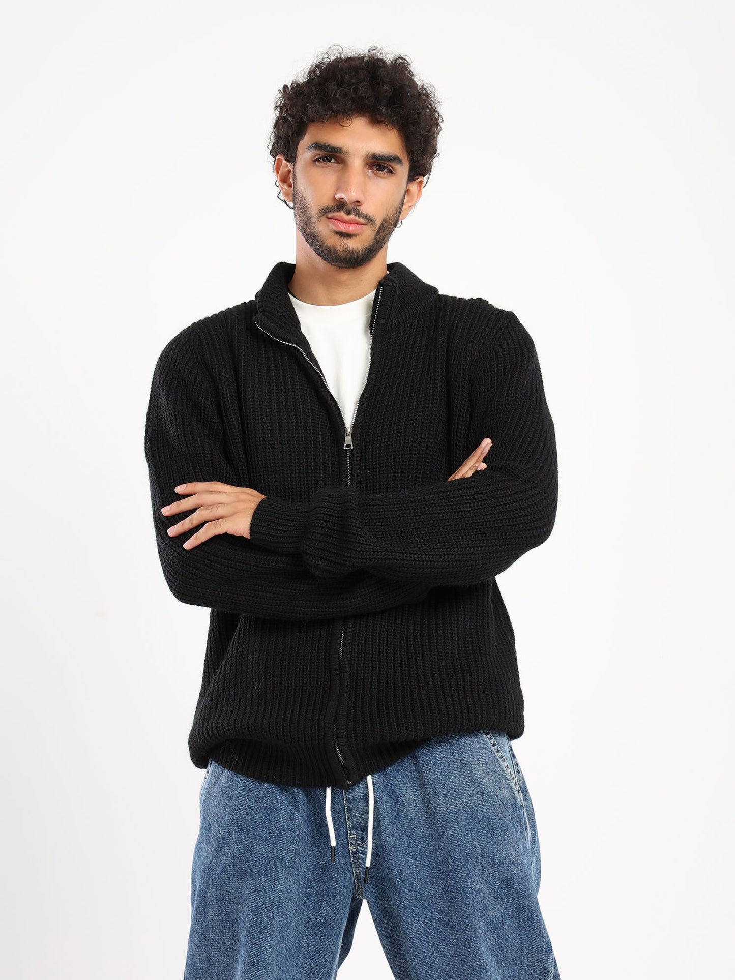 Zip-Up Tricot Jacket