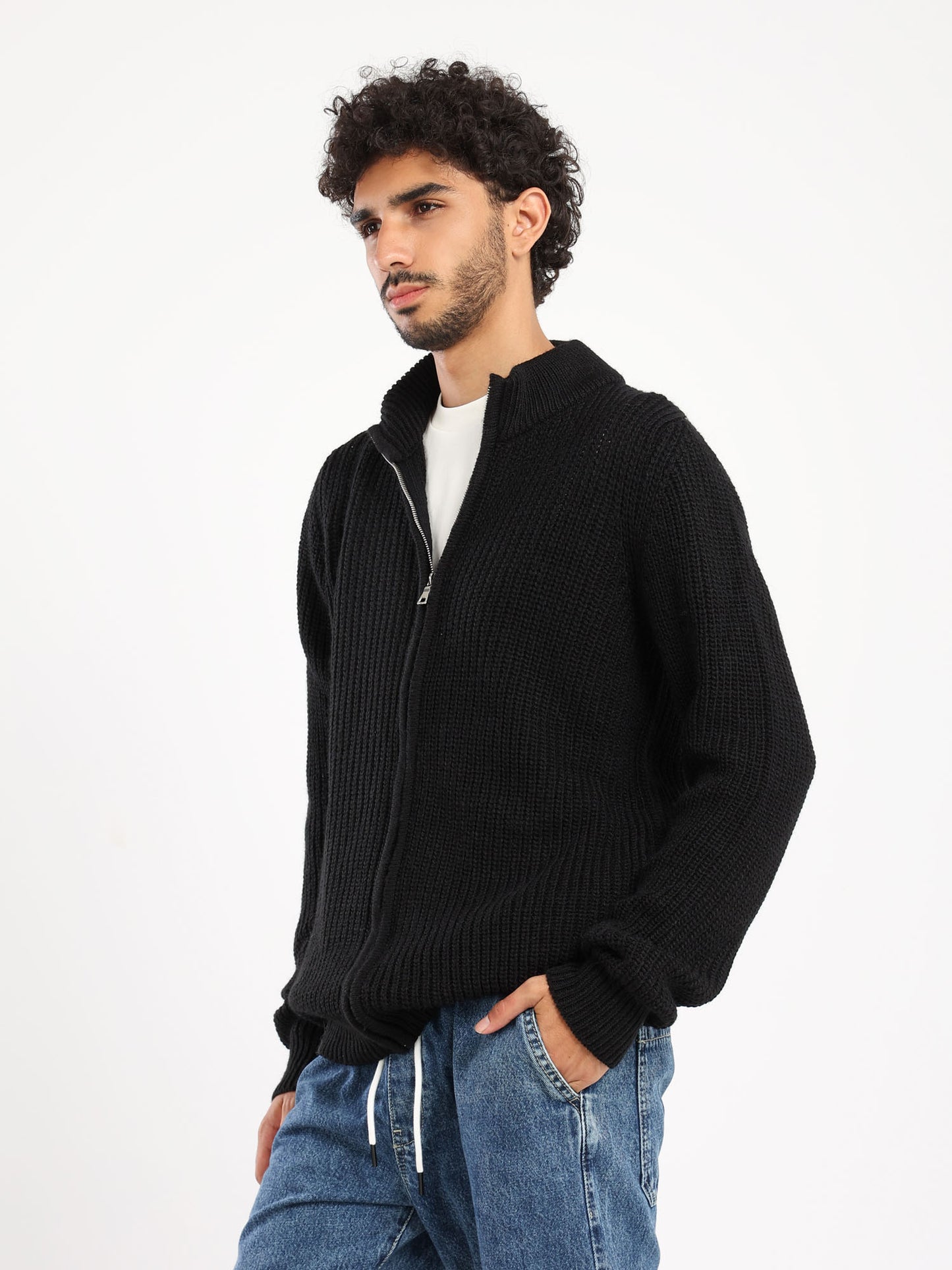 Zip-Up Tricot Jacket