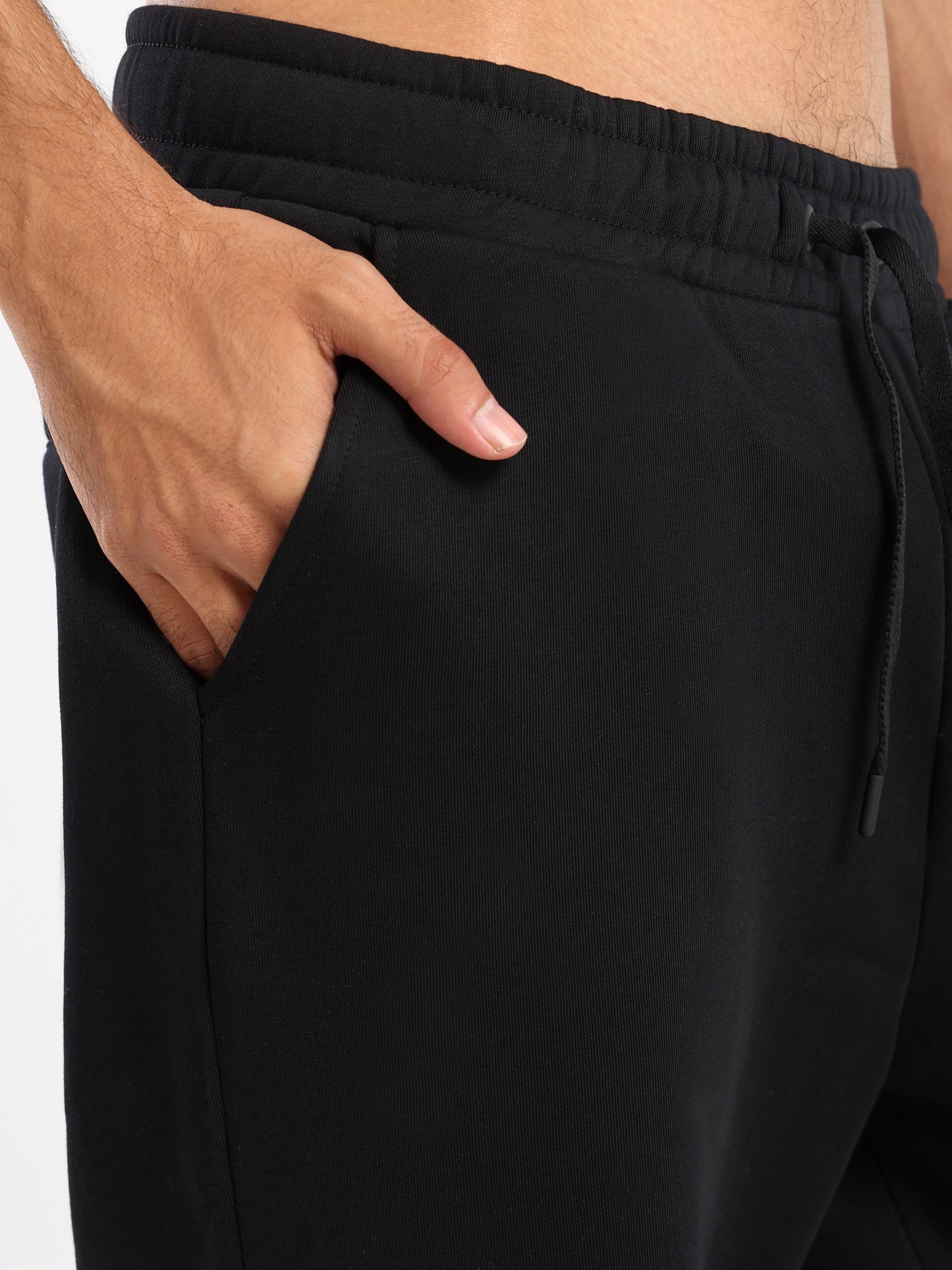 Loose Sweatpants with Clean Cargo Pockets