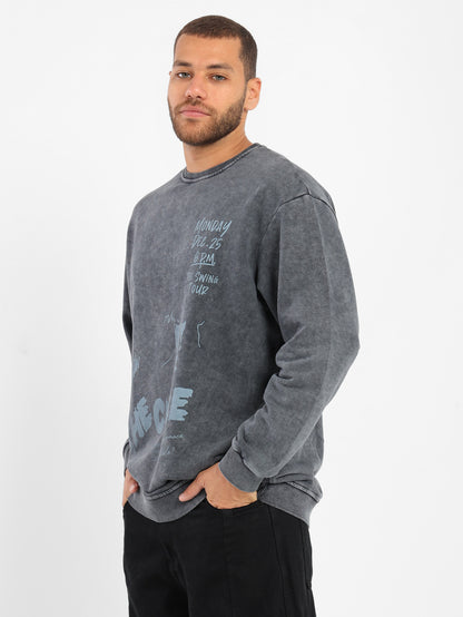 Concert Poster Print Sweatshirt