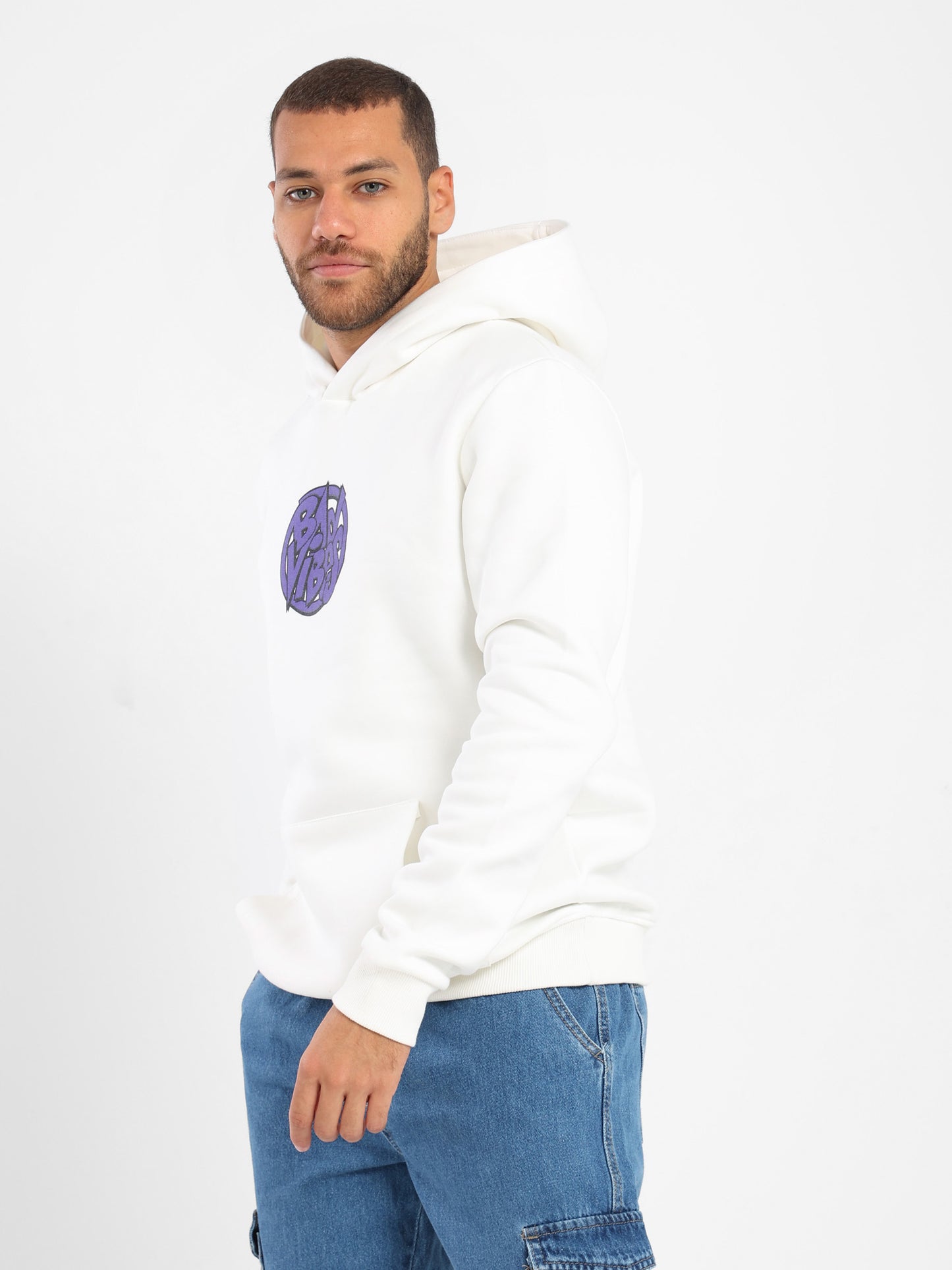 Bad Vibes Print Hoodie