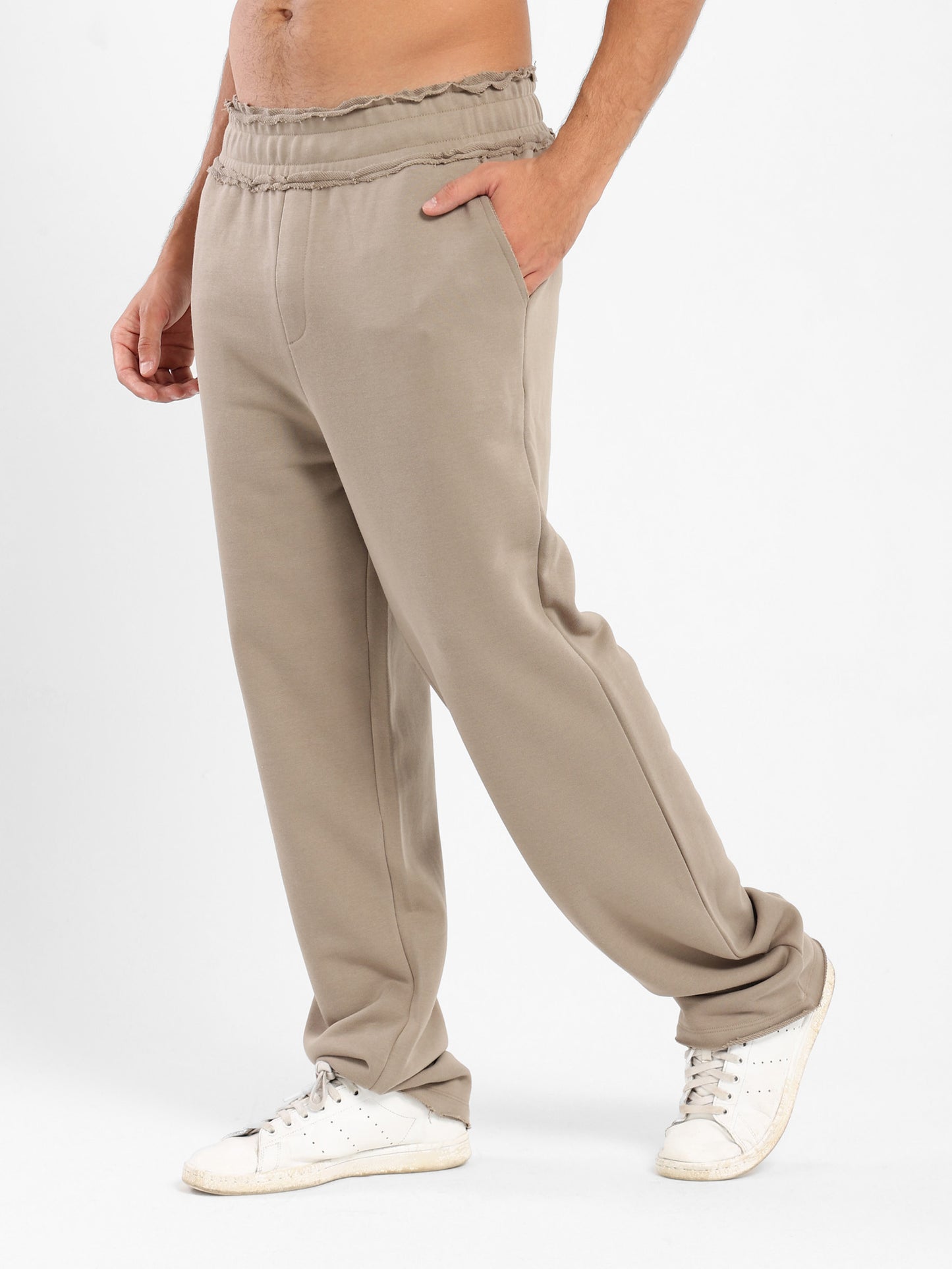 Loose Unfinished Sweatpants