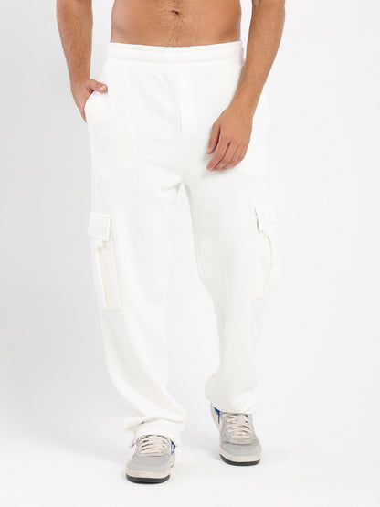 Asymmetrical Drawstring Loose Sweatpants