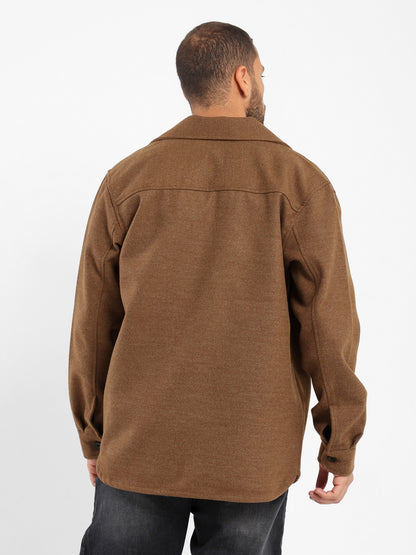 Relaxed Long Sleeve Woven Shirt