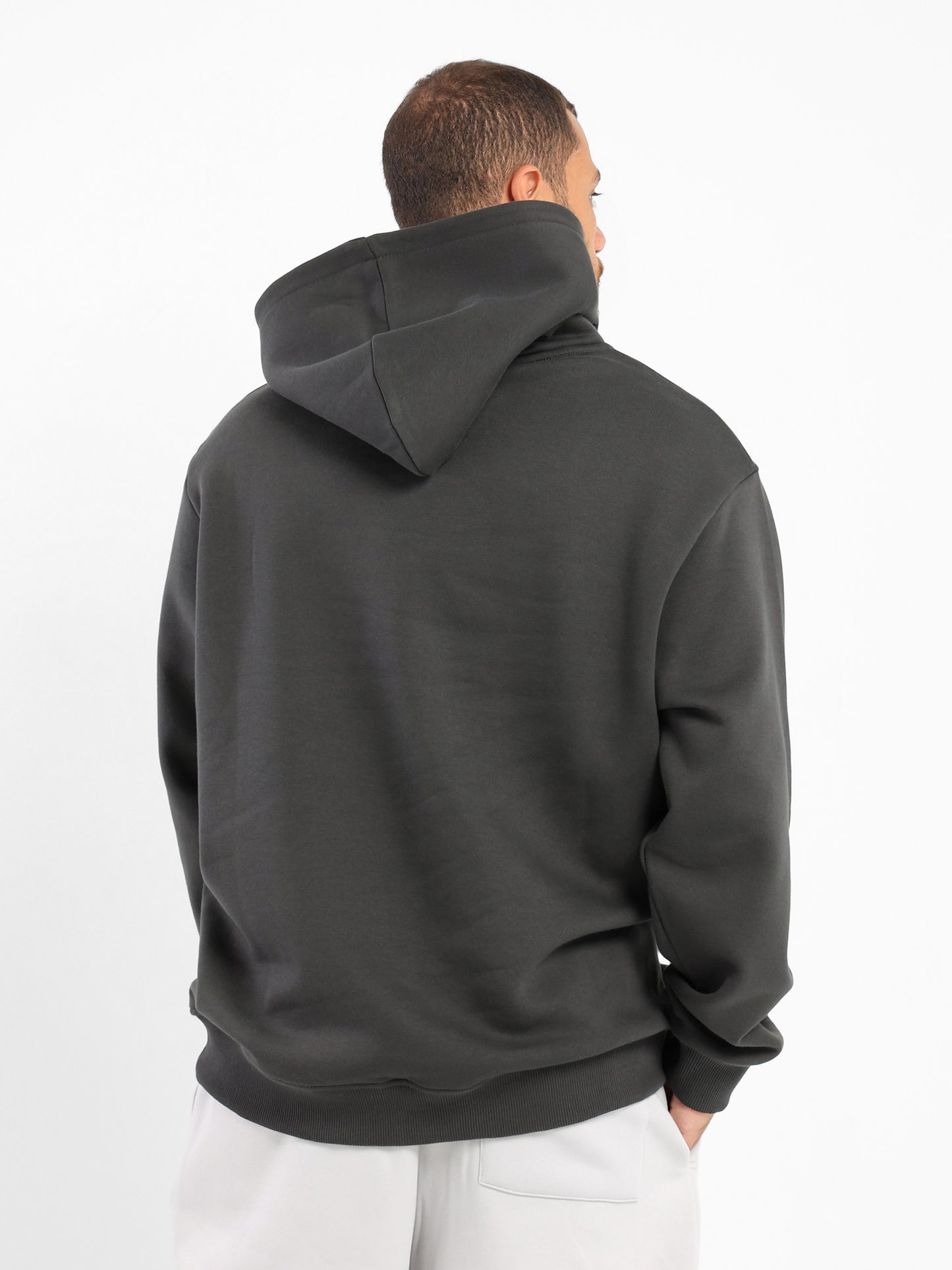 Vandal Spray Print Hoodie With Front Panels