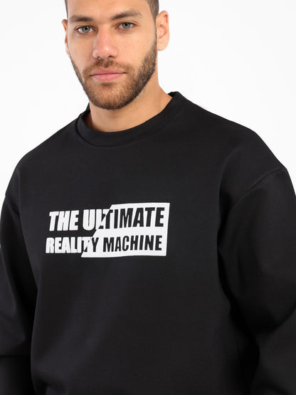 Ultimate Reality Transfer Print Regular Sweatshirt