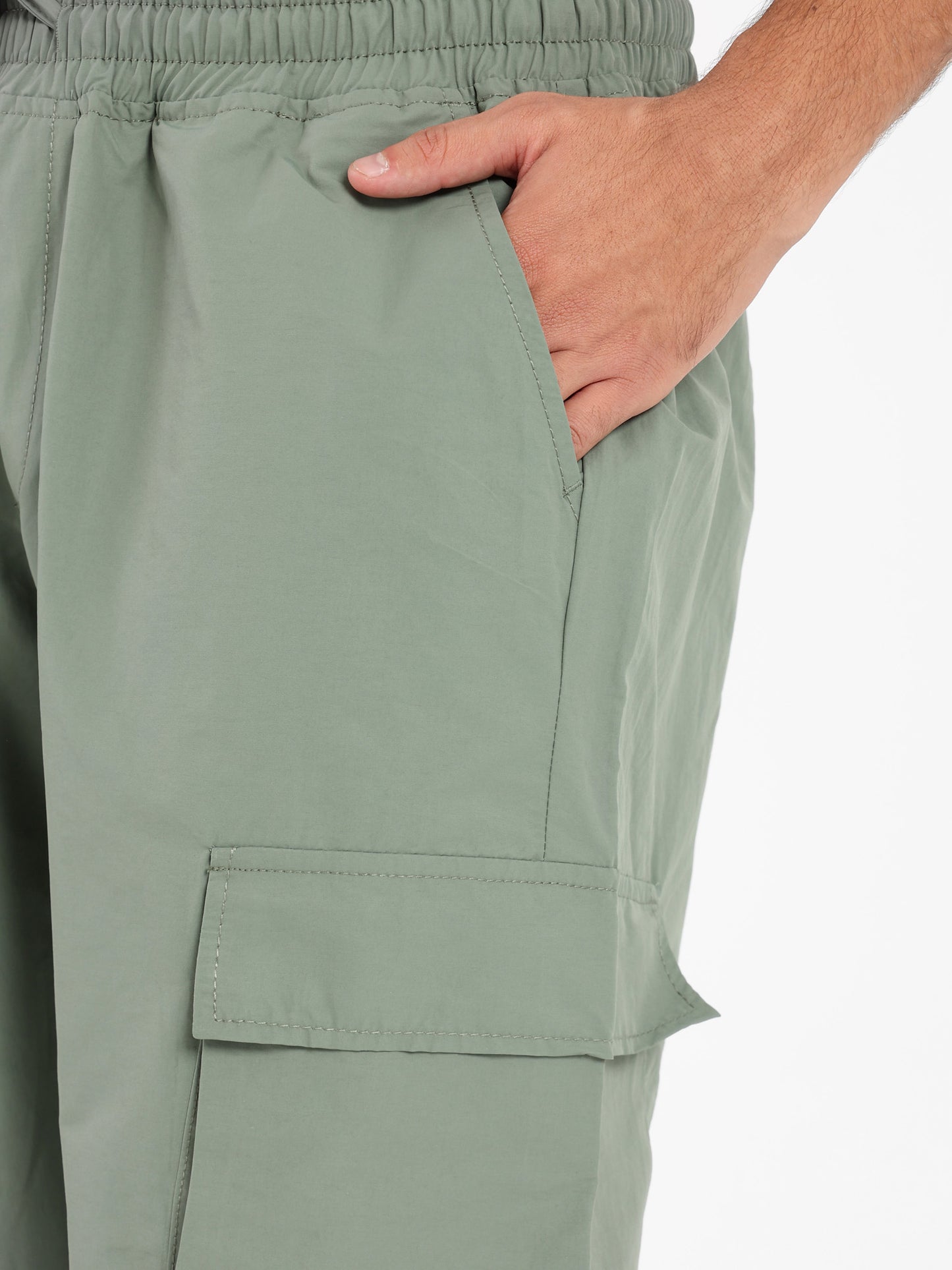 Cargo Pants With Side Pocket And Buckles - Outlet