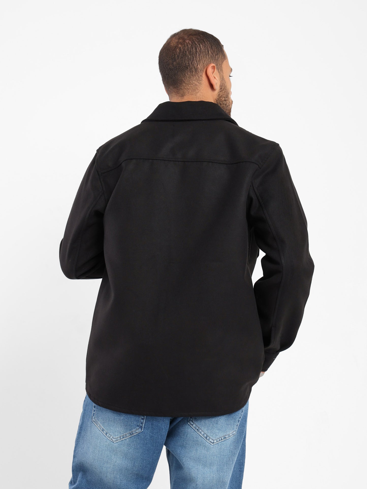 Relaxed Long Sleeve Woven Shirt