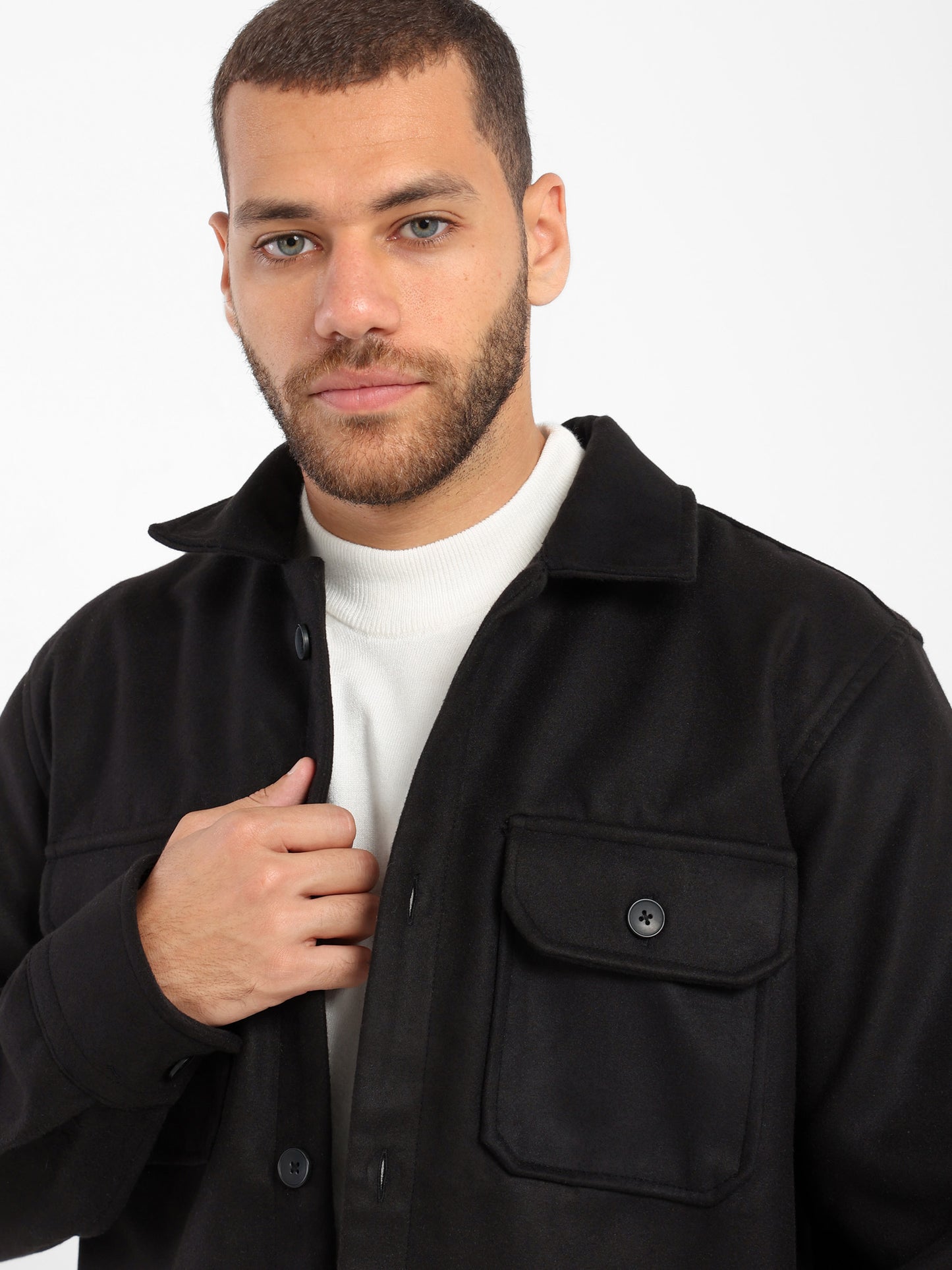 Relaxed Long Sleeve Woven Shirt