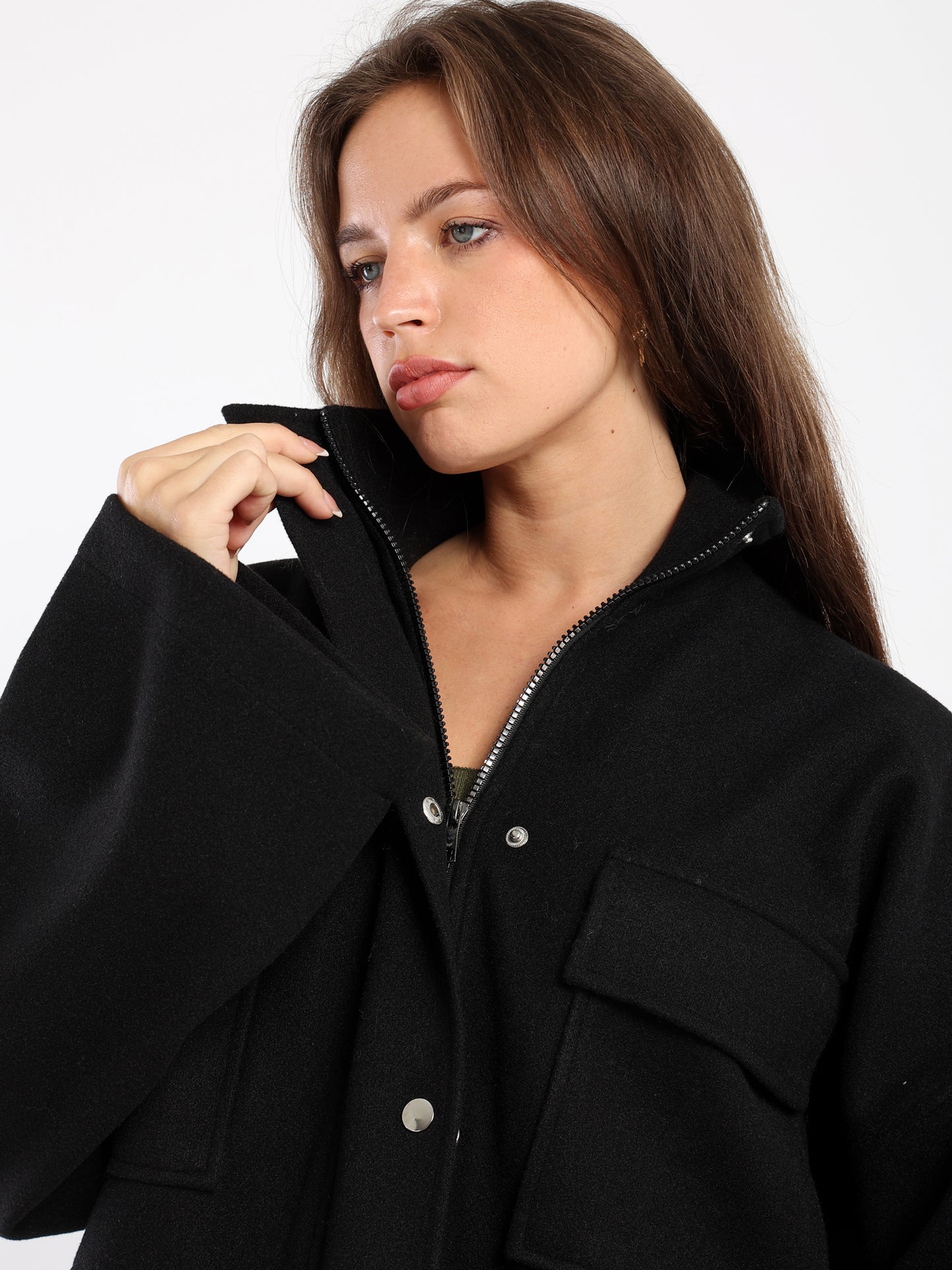 Oversized Woven Jacket