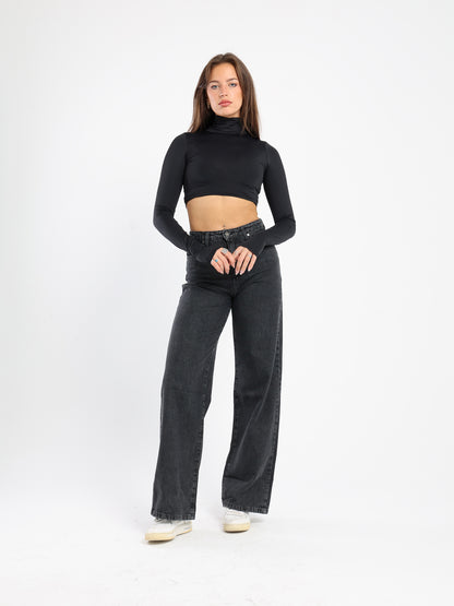 High Neck Crop Top